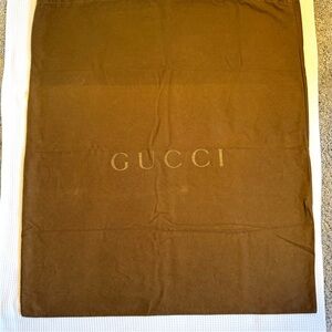 Gucci Brown Dust Bag - XL